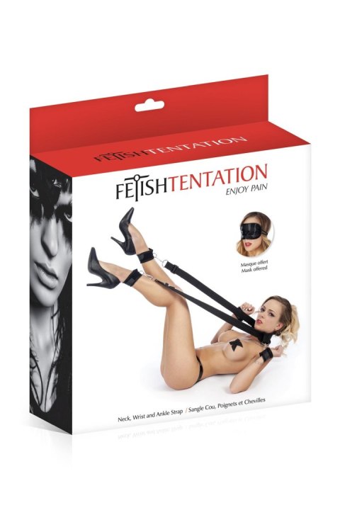 WRIST AND LEG BONDAGE KIT Fetish Tentation WRIST AND LEG BONDAGE KIT Fetish Tentation