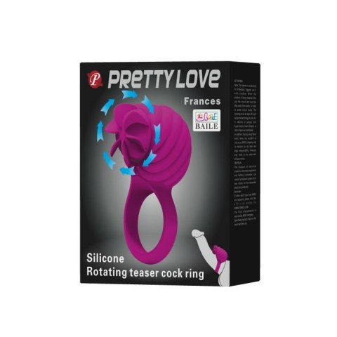 PRETTY LOVE -Frances Rotating teaser cock ring Pretty Love