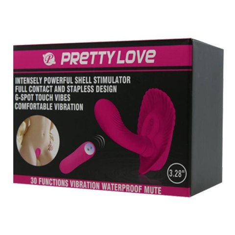PRETTY LOVE -POWERFUL SHELL STIMULATOR, 30 vibration functions Wireless remote control Pretty Love