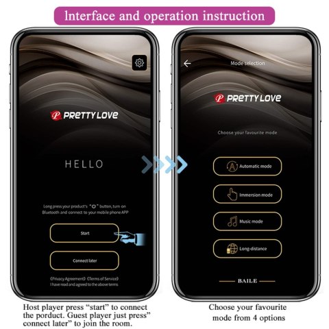 PRETTY LOVE - Baird, 12 vibration functions Mobile APP Long-distance Control Pretty Love PRETTY LOVE - Baird, 12 vibration functions Mobile APP Long-distance Control Pretty Love
