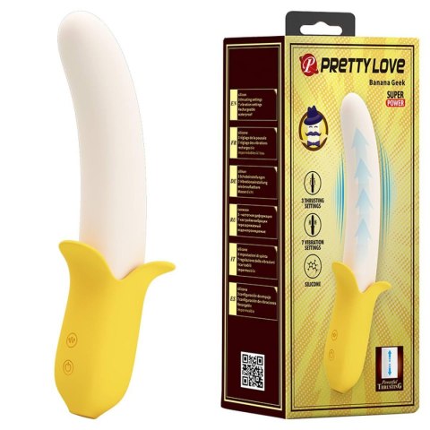 PRETTY LOVE - Banana Greek, 7 vibration functions 3 thrusting settings Pretty Love PRETTY LOVE - Banana Greek, 7 vibration functions 3 thrusting settings Pretty Love