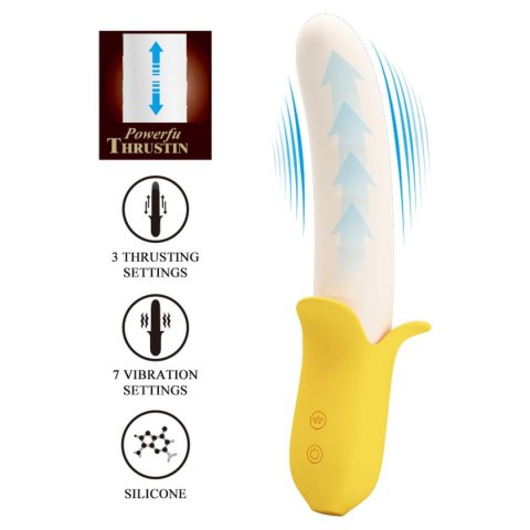 PRETTY LOVE - Banana Greek, 7 vibration functions 3 thrusting settings Pretty Love PRETTY LOVE - Banana Greek, 7 vibration functions 3 thrusting settings Pretty Love