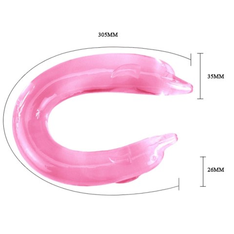 BAILE- DOUBLE DOLPHIN, Bendable pink Baile BAILE- DOUBLE DOLPHIN, Bendable pink Baile