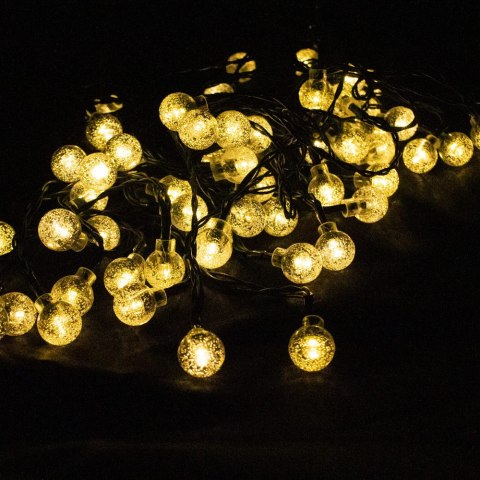 LAMPKI SOLARNE 60 LED 10M ŁAŃCUCH GIRLANDA BITUXX
