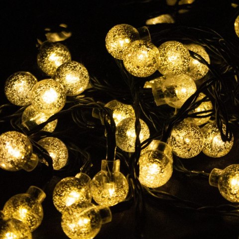 LAMPKI SOLARNE 60 LED 10M ŁAŃCUCH GIRLANDA BITUXX