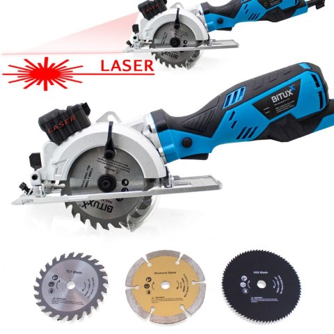 MINI PILARKA 705W PILARKA LASEROWA DODATKOWE TARCZE BITUXX