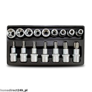 NASADKI TORX, BIT, IMBUS 16 ELEMENTÓW - 1 SZTUKA BITUXX