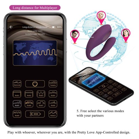 PRETTY LOVE - Aari, 10 vibration functions Mobile APP Long-distance Control 10 thumping functions Pretty Love PRETTY LOVE - Aari, 10 vibration functions Mobile APP Long-distance Control 10 thumping functions Pretty Love