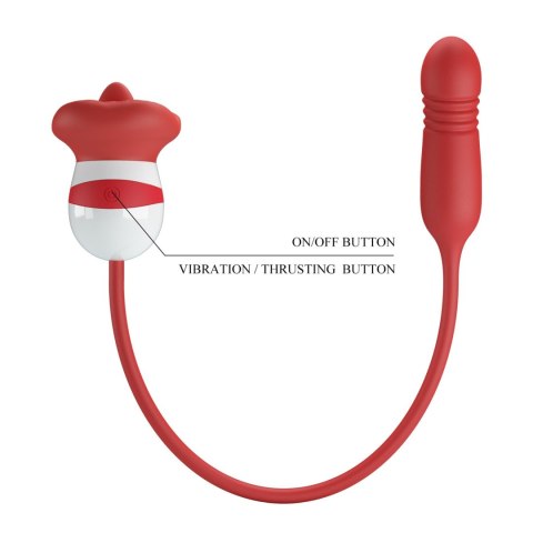PRETTY LOVE - Ashlynn, 5 vibration functions 5 thrusting settings 5 licking settings Pretty Love PRETTY LOVE - Ashlynn, 5 vibration functions 5 thrusting settings 5 licking settings Pretty Love