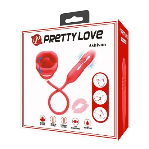 PRETTY LOVE - Ashlynn, 5 vibration functions 5 thrusting settings 5 licking settings Pretty Love PRETTY LOVE - Ashlynn, 5 vibration functions 5 thrusting settings 5 licking settings Pretty Love
