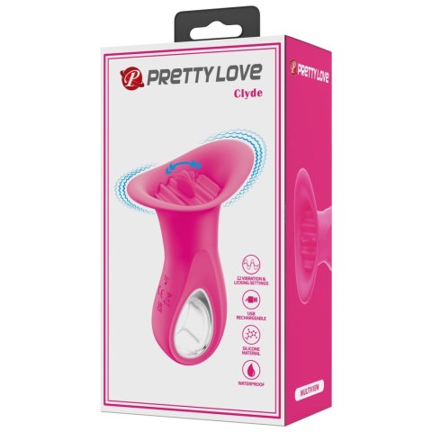 PRETTY LOVE - Clyde, 12 vibration functions 12 licking settings Pretty Love PRETTY LOVE - Clyde, 12 vibration functions 12 licking settings Pretty Love