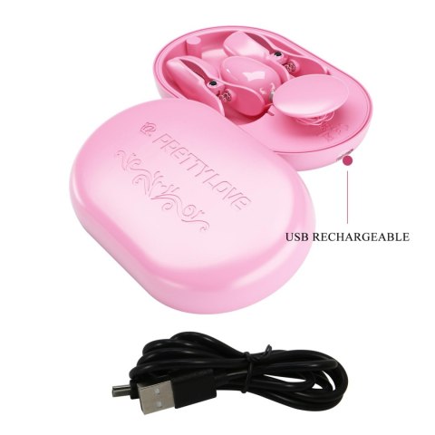 PRETTY LOVE - Surprise Box Pink, 12 vibration functions 3 electric shock functions Pretty Love