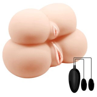 CRAZY BYLL - Dual Vagina And Ass Vibrating, Voice Crazy Bull