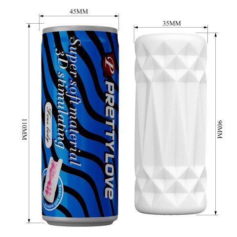 PRETTY LOVE - Masturbator Fine Lady, Super soft material, 3D stimulating Pretty Love PRETTY LOVE - Masturbator Fine Lady, Super soft material, 3D stimulating Pretty Love