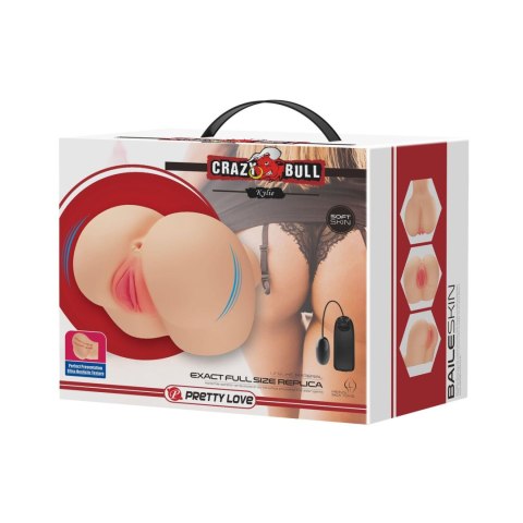 CRAZY BULL - Kylie, Vibration Double holes TPR ABS Crazy Bull