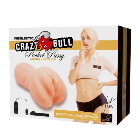 CRAZY BULL - Realistic Pocket Pussy ,Vibration Crazy Bull CRAZY BULL - Realistic Pocket Pussy ,Vibration Crazy Bull