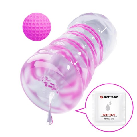 PRETTY LOVE - Transparent masturbator,TPR Pretty Love PRETTY LOVE - Transparent masturbator,TPR Pretty Love