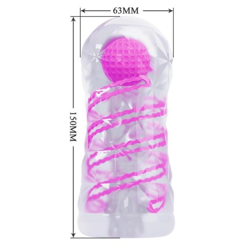 PRETTY LOVE - Transparent masturbator,TPR Pretty Love PRETTY LOVE - Transparent masturbator,TPR Pretty Love