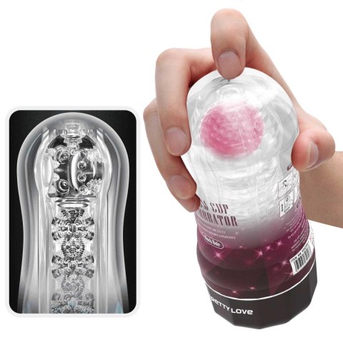 PRETTY LOVE - VACUUM CUP MASTURBATOR Black Hole ABS TPR Pretty Love