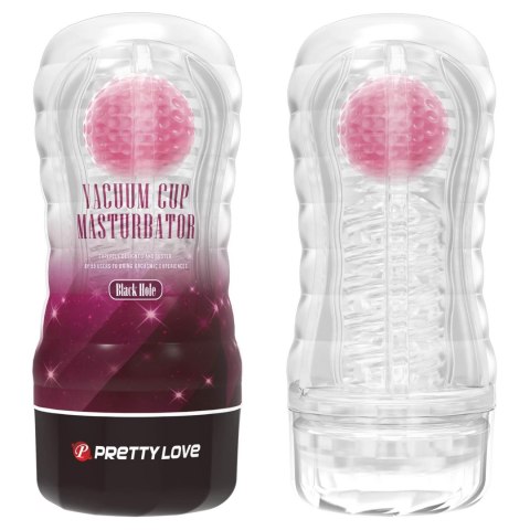 PRETTY LOVE - VACUUM CUP MASTURBATOR Black Hole ABS TPR Pretty Love