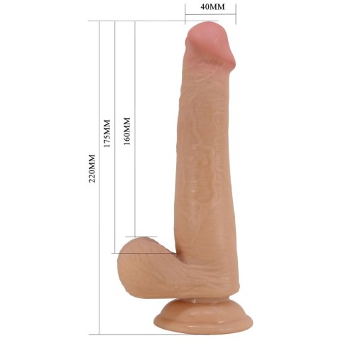 PRETTY LOVE - TALLEN 8.7"(220mm) Sliding Skin Series TPR, Suction base Pretty Love PRETTY LOVE - TALLEN 8.7"(220mm) Sliding Skin Series TPR, Suction base Pretty Love