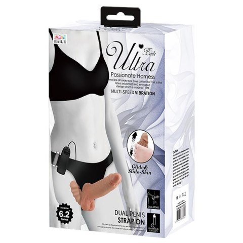 BAILE- Ultra Passionate Harness Dual Penis 6,2'' Baile