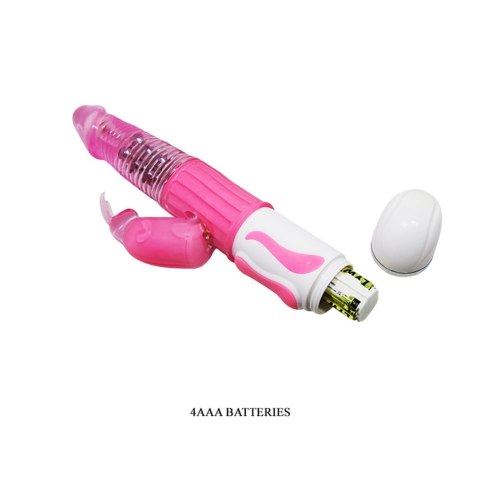 BAILE- Fasination Vibrator Pink,12 vibration functions 4 rotation functions Baile