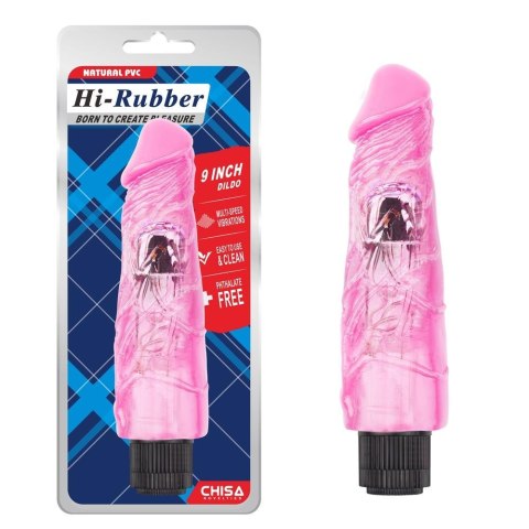 9 Inch Dildo-Pink HI-Rubber 9 Inch Dildo-Pink HI-Rubber