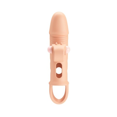 ROMANCE - Penis sleeve, TPE material,vibration, battery LR41*3, Flesh Romance ROMANCE - Penis sleeve, TPE material,vibration, battery LR41*3, Flesh Romance