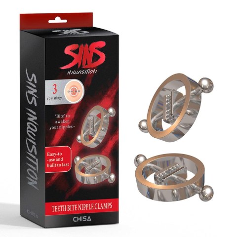 Teeth Bite Nipple Clamps Sins Teeth Bite Nipple Clamps Sins