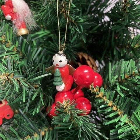 ZAWIESZKI DREWNIANE / BOMBKI NA CHOINKĘ 30 szt Ruhhy