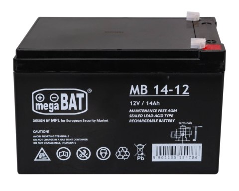 Akumulator żelowy 12V/14Ah do pojazdów elektrycznych dla dzieci Część zapasowa Ramiz Akumulator żelowy 12V/14Ah do pojazdów elektrycznych dla dzieci Część zapasowa Ramiz