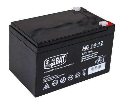 Akumulator żelowy 12V/14Ah do pojazdów elektrycznych dla dzieci Część zapasowa Ramiz Akumulator żelowy 12V/14Ah do pojazdów elektrycznych dla dzieci Część zapasowa Ramiz
