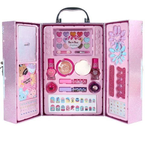 DUŻY KUFEREK WALIZKA KOSMETYKÓW PAZNOKCI MAKIJAŻ MAKEUP ZESTAW PIĘKNOŚCI Import ProNice