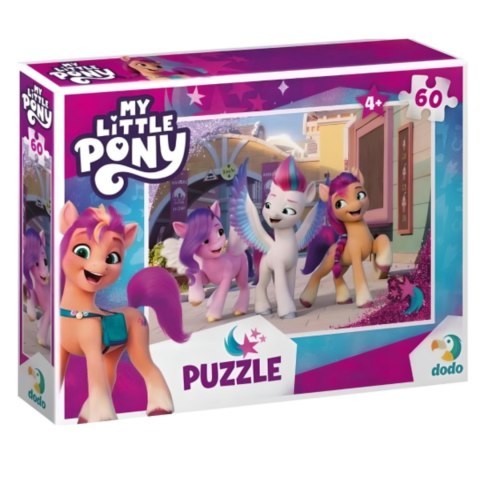 PUZZLE "MY LITTLE PONY" UKŁADANKA 60 ELEMENTÓW UROCZE KUCYKI DLA DZIECI DODO