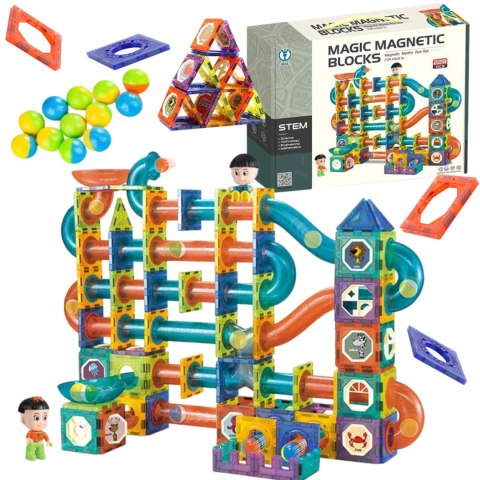 ZESTAW KLOCKI MAGNETYCZNE KONSTRUKCYJNE TOR UKŁADANKA ZAMEK FIGURKI 228 EL Import ProNice ZESTAW KLOCKI MAGNETYCZNE KONSTRUKCYJNE TOR UKŁADANKA ZAMEK FIGURKI 228 EL Import ProNice