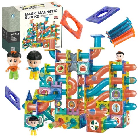 ZESTAW KLOCKI MAGNETYCZNE KONSTRUKCYJNE UKŁADANKA TOR ZAMEK FIGURKI 268 EL Import ProNice ZESTAW KLOCKI MAGNETYCZNE KONSTRUKCYJNE UKŁADANKA TOR ZAMEK FIGURKI 268 EL Import ProNice