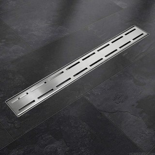 ODPŁYW LINIOWY LINE Z SYFONEM 90CM STAL NIERDZEWNA BITUXX