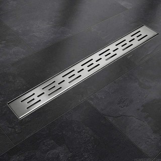 ODPŁYW LINIOWY MATRIX Z SYFONEM 130CM STAL NIERDZEWNA BITUXX