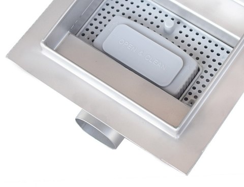 ODPŁYW KWADRATOWY MINIMALISTYCZNY ŚCIEK WODNY 15X15 BITUXX