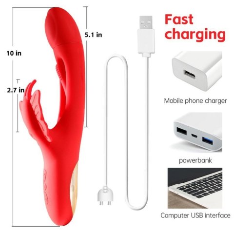 Butterfuly dual flicking vibrator Boss of toys