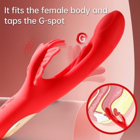 Butterfuly dual flicking vibrator Boss of toys