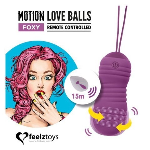 FeelzToys - Remote Controlled Motion Love Balls Foxy Boss of toys FeelzToys - Remote Controlled Motion Love Balls Foxy Boss of toys