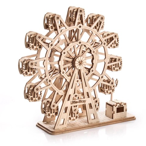 Little Story Drewniane Puzzle Model 3D - Diabelski Młyn Little Story Little Story Drewniane Puzzle Model 3D - Diabelski Młyn Little Story