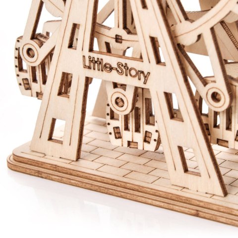 Little Story Drewniane Puzzle Model 3D - Diabelski Młyn Little Story Little Story Drewniane Puzzle Model 3D - Diabelski Młyn Little Story