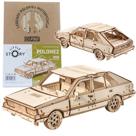 Little Story Drewniane Puzzle Model 3D - FSO Polonez 1500 Little Story