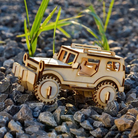 Little Story Drewniane Puzzle Model 3D - Jeep Little Story