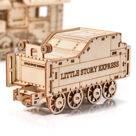 Little Story Drewniane Puzzle Model 3D - Lokomotywa 5905982170138 Little Story