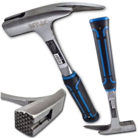 Młotek Dekarski Bituxx Magnetyczny Uchwyt na Gwoździe Ergonomiczny 33cm Bituxx Młotek Dekarski Bituxx Magnetyczny Uchwyt na Gwoździe Ergonomiczny 33cm Bituxx
