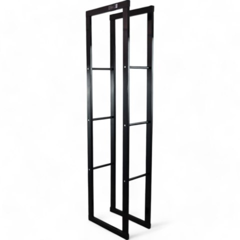 Stojak na Drewno Kominkowe Stalowy Nowoczesny Design 150 cm Duża Pojemność Bituxx Stojak na Drewno Kominkowe Stalowy Nowoczesny Design 150 cm Duża Pojemność Bituxx